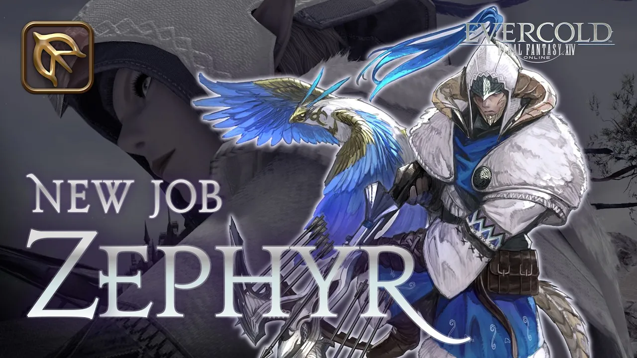 Video thumbnail: FFXIV: Evercold — official Zephyr job trailer